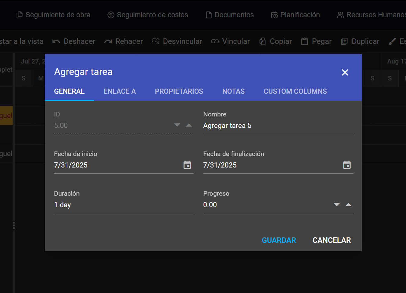 Define tu estructura de trabajo