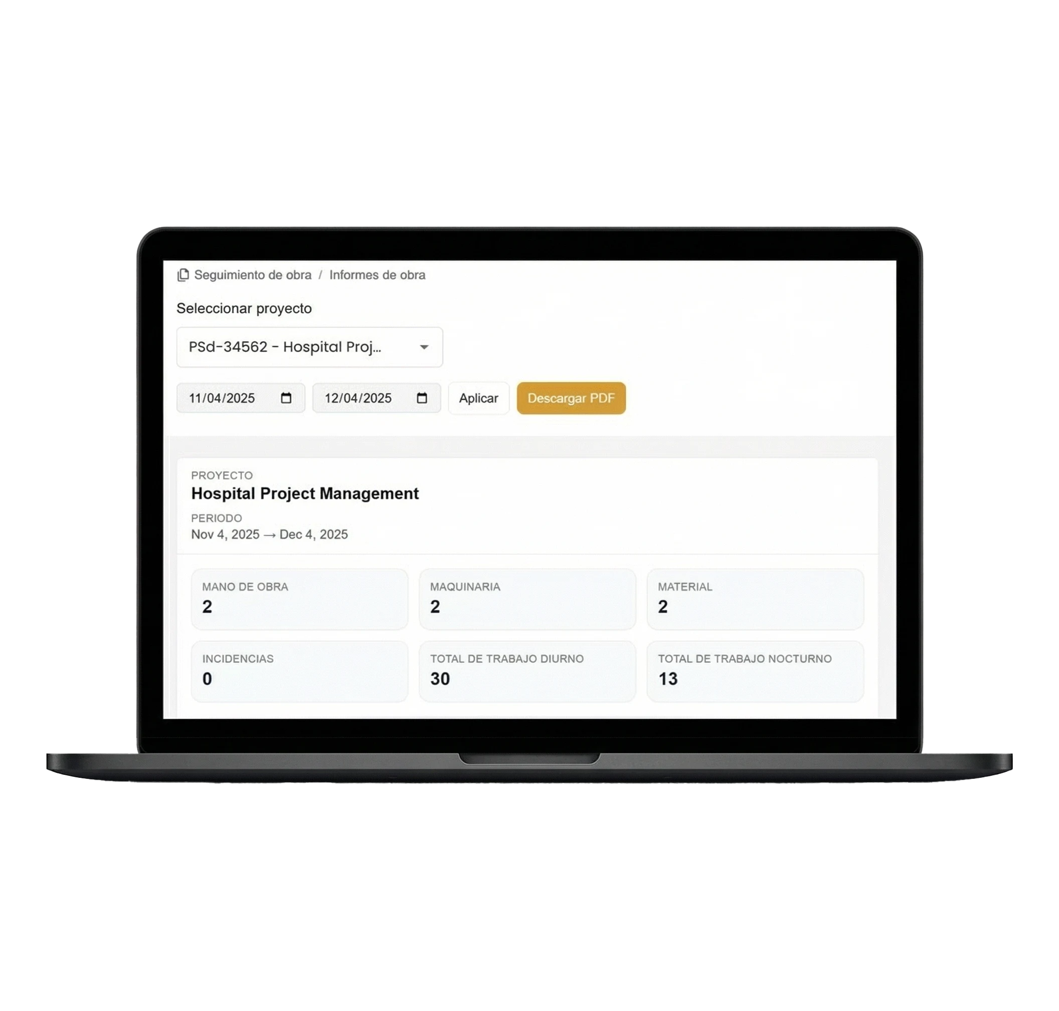 Project report overview illustration